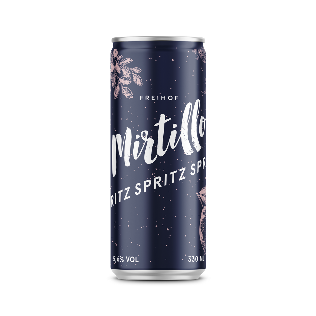 FREIHOF Mirtillo Spritz / 0,33l Dose / 5,6 %vol/ 24 Stück | Derzeit nur in Österreich erhältlich!